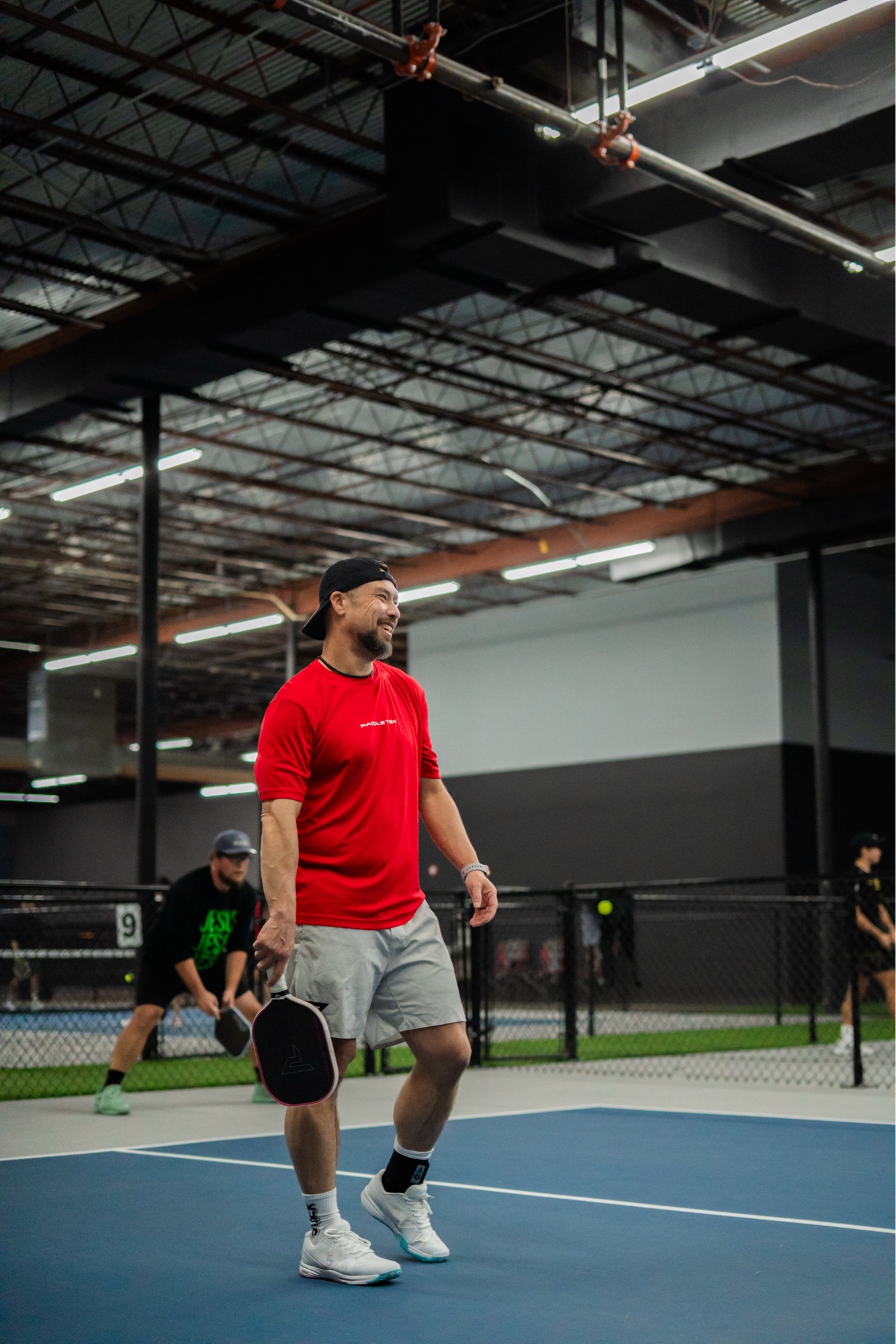 Kevin Cobb on court at ERA Pickleball