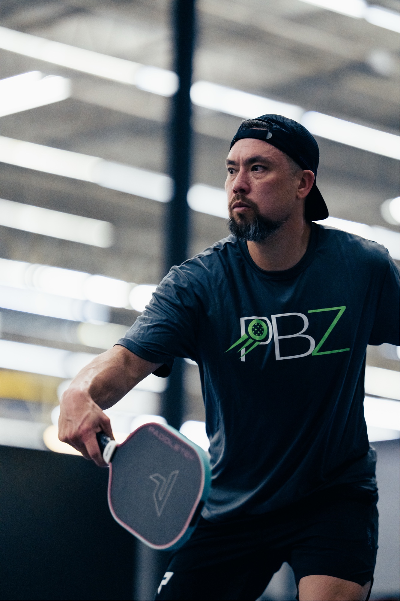Kevin Cobb at tournament — Paddletek paddle